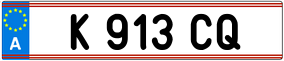 Truck License Plate